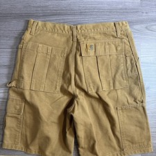 Vintage 90s Carhartt Canvas Shorts B81 BRN Men’s Size 32 picture
