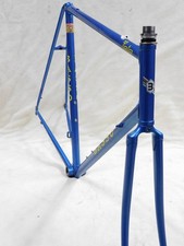 Repainted Basso Ascot Blue 60 cm Columbus MS Frame & Fork  (Read details below) picture