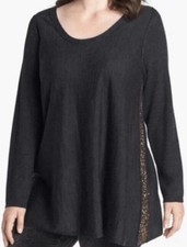 NWOT EILEEN FISHER ITALIAN FINE MERINO SEQUIN JERSEY SIZE S - $358 picture