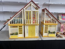 Vintage 1978 Barbie's Dream House A-Frame w/Furniture picture