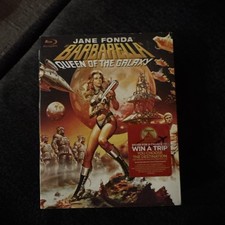 Barbarella Queen of the Galaxy Blu Ray 1968 Jane Fonda OOP slipcover Like New picture