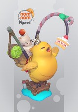 Chibi Scale Chicken Feeder High Quality Unpainted Resin Garage Kit picture