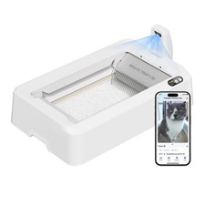 Purobot Crystal Duo Automatic Cat Litter Box with Camera picture