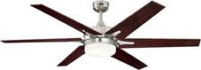 Westinghouse Cayuga 60-inch Ceiling Fan with LED 60-Inch, Brushed Nickel  picture