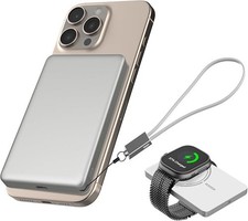 Ultra Slim Magnetic Wireless Power Bank Portable 5000mAh 20W PD Fast Charging picture