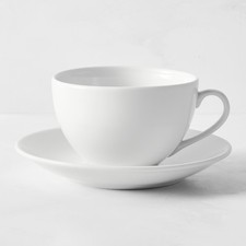 Apilco Tres Grande Porcelain Cups & Saucers|45255 picture