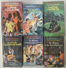 Vintage 1960s/1970s Alfred Hitchcock & The Three Investigators HC Books X6  picture