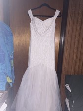 Ever Pretty Off Shoulder Lace Wedding Dress Size US 06 White picture