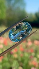7.55Ct Natural Rare Santa Maria Blue Aquamarine picture