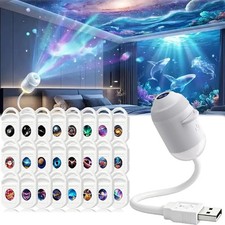 2027 HD 5D Holographic Star & Ocean Projector for Bedroom Ceiling, 24 Films picture