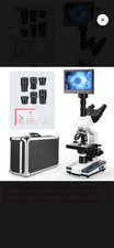 Lab Compound Trinocular Microscopes 40X-2500X Magnification with 7
