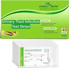 Easy@Home UTI Test Strips Urinary Tract Infection 40 Pouches/Box (UTI-40P) picture