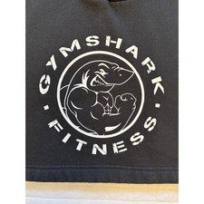 Gymshark Fitness Womens Small Black Cropped Sweatshirt Graphic Logo Pullover picture