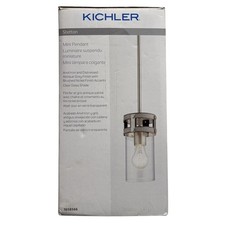 KICHLER Stetton 1-Light Brushed Nickel Contemporary Kitchen Mini Pendant picture