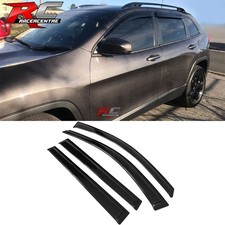 For 14-23 Jeep Cherokee Window Visors Sun Vent Rain Guard Deflector Acrylic 4PCS picture