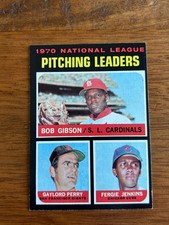 1971 Topps NL Pitching Leaders #70 NM Near Mint Gibson Perry Jenkins picture