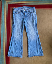 Torrid Women’s Size 14 Regular Light Wash Blue Denim Flare Vintage Stretch picture