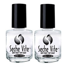 Pack Of 2 Seche Vite Dry Fast Top Coat Nail Polish 14Ml/0.5Oz picture