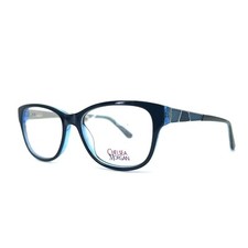 Chelsea Morgan CM7004 NAVY Womens Blue Full Rim Eyeglasses 52-17-135 picture