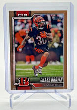 2026 Topps Chase Brown #42 Gold Parallel /2026 Cincinnati Bengals picture