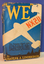 “WE” by Charles Lindbergh 1927 Hardcover HCDJ 1st Edition 31st Impression picture