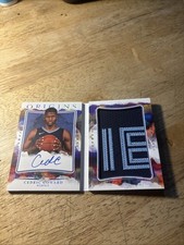 2025-26 Panini Origins Cedric Coward Rookie Auto Booklet Patch /10 picture