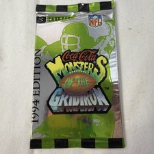 1994 Edition Coca-Cola Monsters Of The Gridiron Factory Sealed 5-card Pack picture