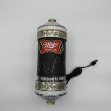 Vintage Miller High Life Rotating bouncing ball Sign-- works great picture