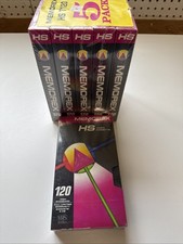 MEMOREX 120 HS 6 HOUR HIGH STANDARD  6 Pack BRAND NEW picture