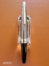 PILOT Elite Fountain Pen Sterling Silver 18K-750WG Nib-Fine H1272 Vintage 1971 picture