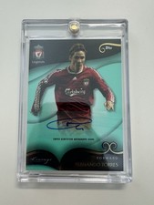 2022-23 Topps Liverpool FC Lineage Legends Fernando Torres - Auto - Teal /99 picture