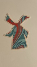 Dutch Bros Rare Winter Wonderland Windmill Sticker  picture