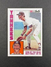 DON of the DEAD Mattingly 1984 Rookie Art Card baseball card artwork  Card Stock picture