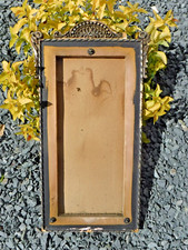 Antiq~Victorian~Eastlake~Deep Well Picture Frame~Distressed Fits 17 X 7~Unusual picture