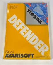 Defender TI99/4A Cartridge, Vintage 1983, New Mint in Sealed Box MISB NOS New picture