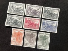 SPAIN 1938 Milicia Hojita EDIFIL 792-800 Set Modern MNH Reproduction Stamp sv picture