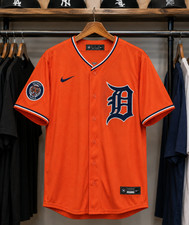 New Detroit Tigers #7 Kevin McGonigle Orange Cool Base Stitched Jersey FULL SIZE picture