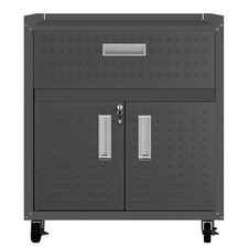 Manhattan Comfort Fortress Storage Units Charcoal Gray picture