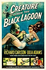 1954 Creature From The Black Lagoon Movie Poster 11X17 Richard Carlson 🐸🍿 picture
