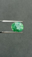 Natural Emerald Faceted Cut Loose Gemstones 8.10 Ct Light Mint Green Color Swat picture