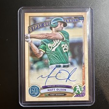 2019 Topps Gypsy Queen - Autographs Matt Olson #GQA-MO (AU) picture
