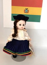 Vintage 1965 Madame Alexander Kins Bolivia Doll BKW ~ Tagged ~ EXCELLENT ❤️💛💚 picture