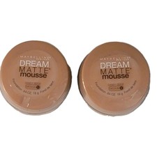 2X Maybelline Dream Matte Mousse Foundation  Sandy Beige Medium #1 New & Sealed picture