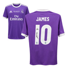 James Rodriguez Signed Real Madrid UCL Soccer Jersey #10 with Beckett Witness picture