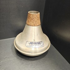 Vintage Jo-Ral J. Alessi Trumpet Cup Mute San Rafael CA Aluminum Cork picture