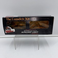 Mean Mother MM701D Amber Fog Lights Complete Kit Chrome Rectangular NOS HongKong picture