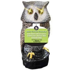 Ugold Solar Powered Garden Owl with Motion Detection, Rotating Head, Realisti... picture
