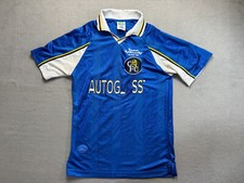 Score Draw Chelsea FC home jersey 1998 European Cup winner shirt mens size M picture