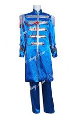 The Beatles Sgt Pepper Sir James Paul McCartney Blue Cosplay Costume Set picture