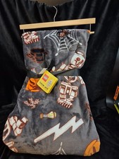 LEGO Halloween Skeleton Plush Throw Blanket 60